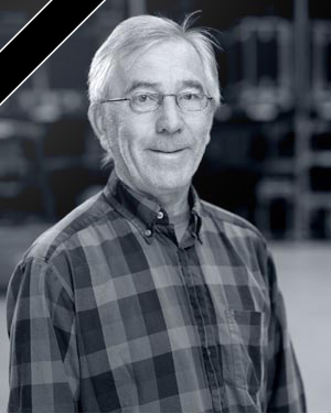 Gerhard Dietenhauser mit Trauerflor