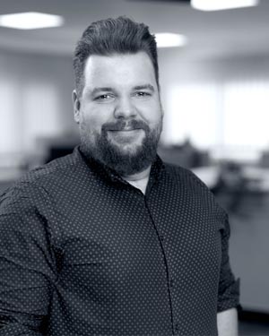 Portrait von David Sevenich. Team WBLT