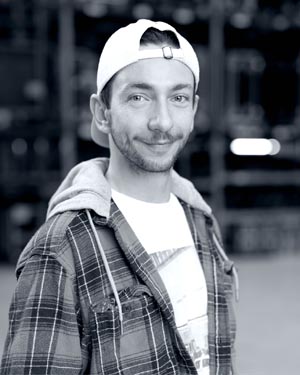 Portrait von Fabian Speidel. Team WBLT